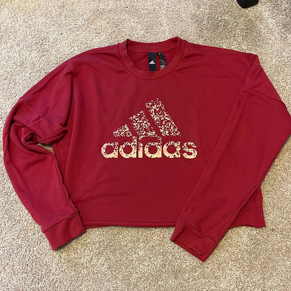 Adidas cropped sweatshirt